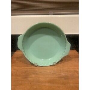 Anchor Hocking Fire-King Jadeite Glass 10 Inch Pie Dish